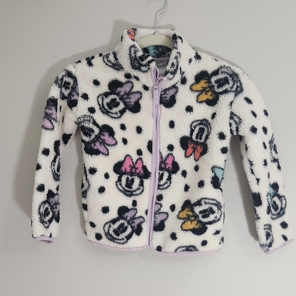 Disney Other - Disney Jumping Beans Fleece Jacket - Black and White Size 6.